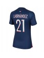 Paris Saint-Germain Lucas Hernandez #21 Heimtrikot für Frauen 2023-24 Kurzarm